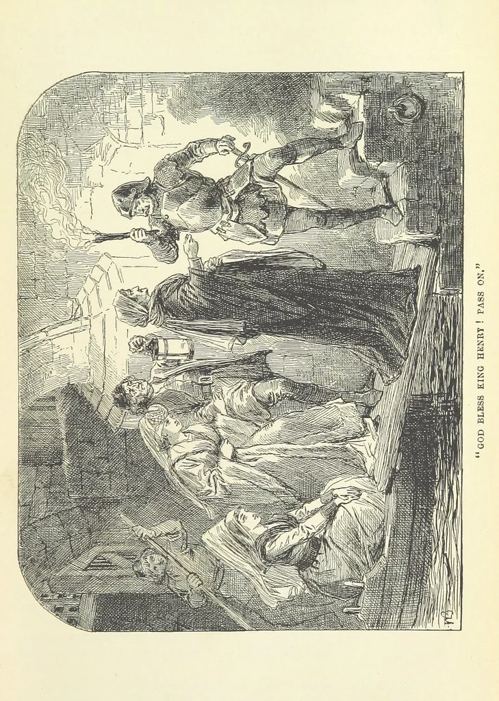 An illustration from The Goldsmith's Ward: a tale of London City in the 15th century ... With ... illustrations, 1891, leaf 167