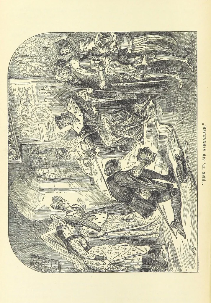 An illustration from The Goldsmith's Ward: a tale of London City in the 15th century ... With ... illustrations, 1891, leaf 210