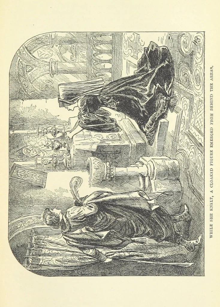 An illustration from The Goldsmith's Ward: a tale of London City in the 15th century ... With ... illustrations, 1891, leaf 223