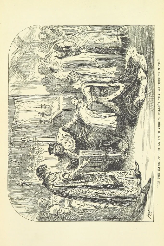 An illustration from The Goldsmith's Ward: a tale of London City in the 15th century ... With ... illustrations, 1891, leaf 263