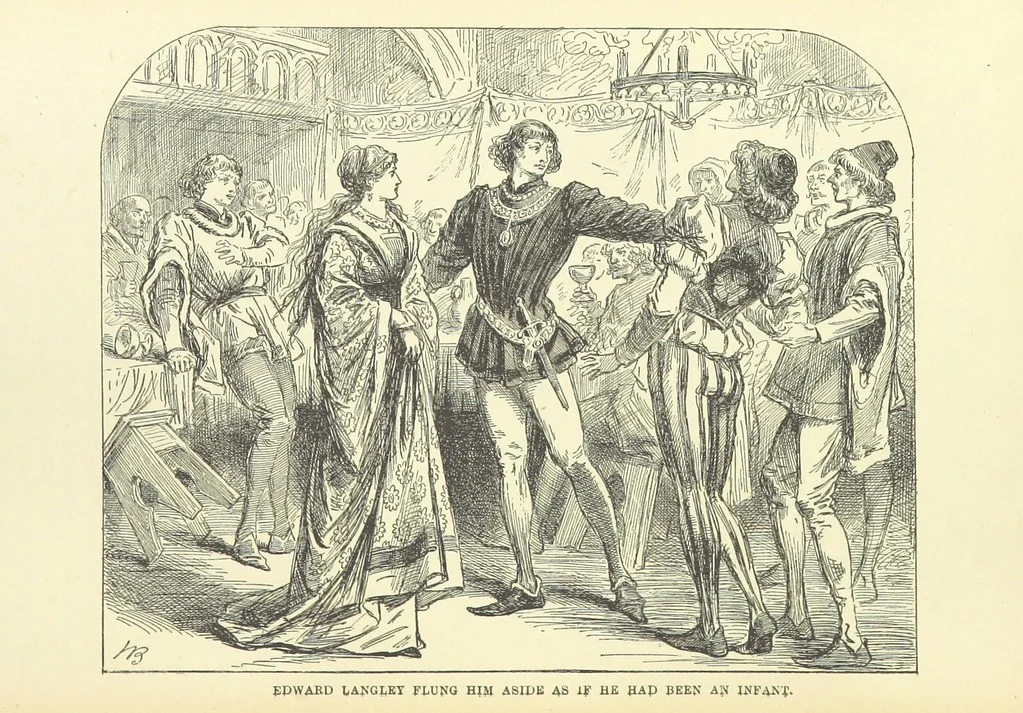 An illustration from The Goldsmith's Ward: a tale of London City in the 15th century ... With ... illustrations, 1891, leaf 286