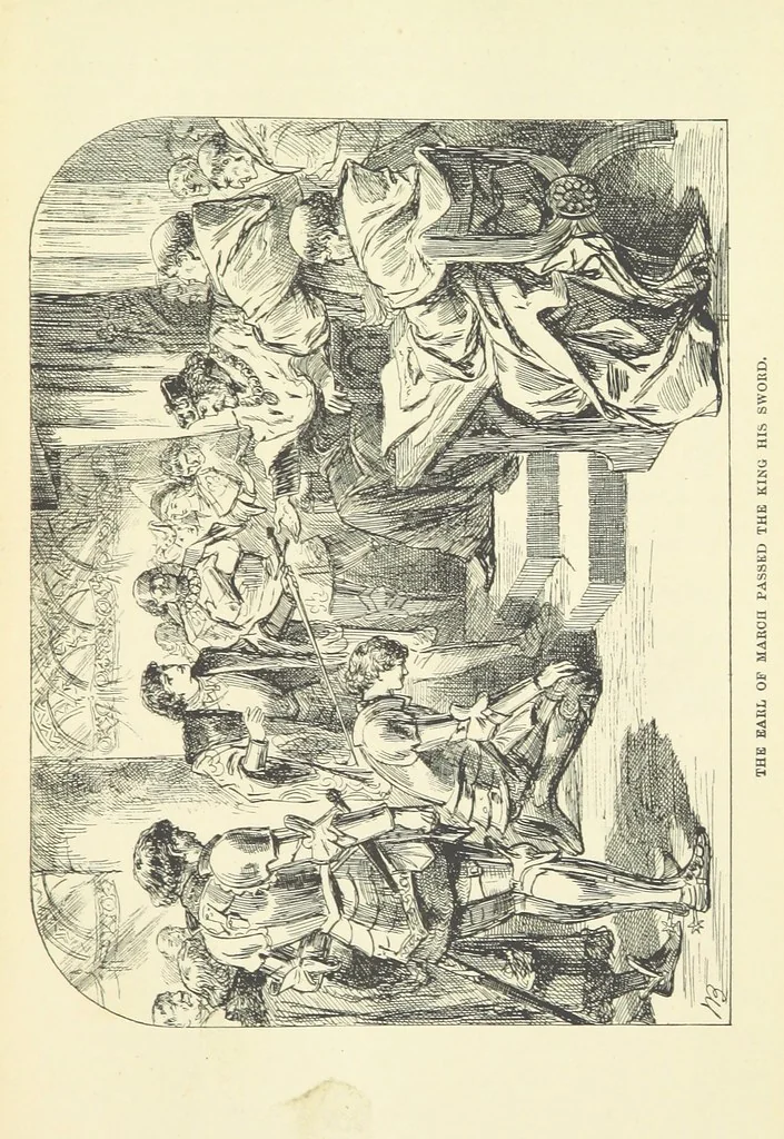 An illustration from The Goldsmith's Ward: a tale of London City in the 15th century ... With ... illustrations, 1891, leaf 349