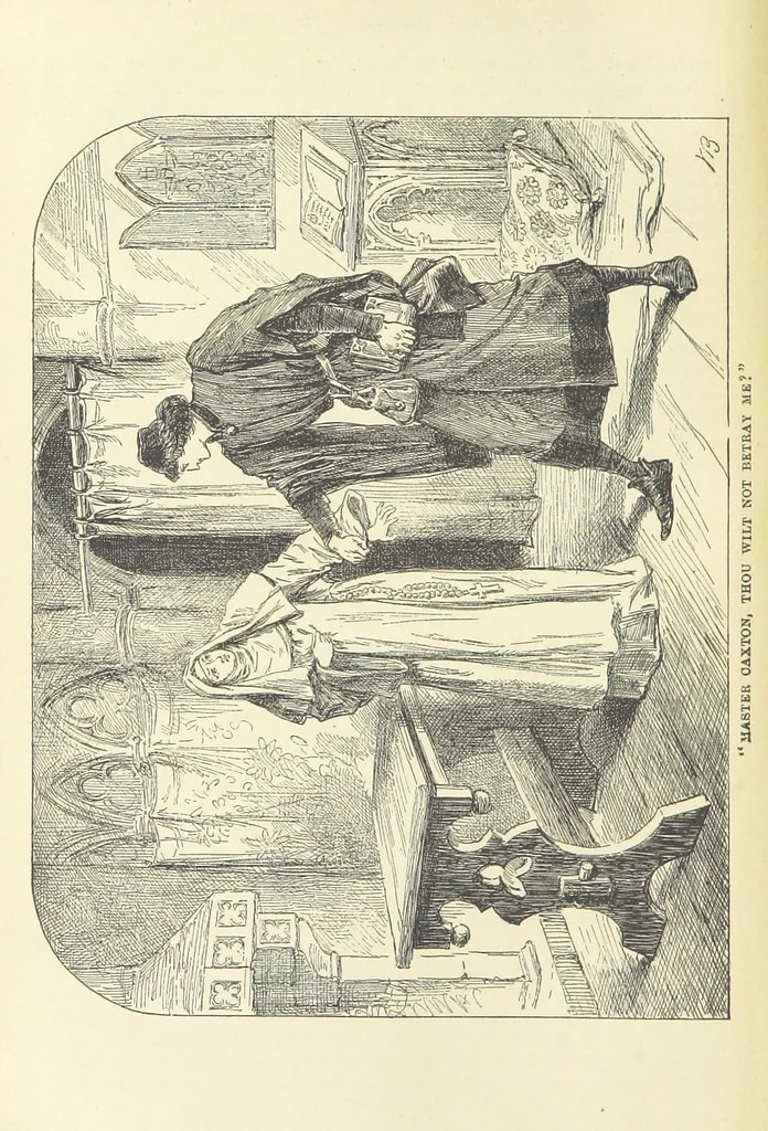 An illustration from The Goldsmith's Ward: a tale of London City in the 15th century ... With ... illustrations, 1891, leaf 364