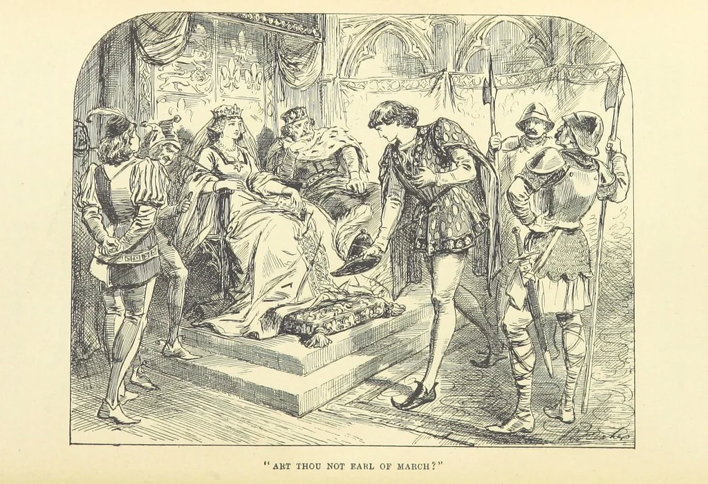 An illustration from The Goldsmith's Ward: a tale of London City in the 15th century ... With ... illustrations, 1891, leaf 44