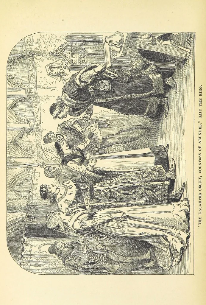 An illustration from The Goldsmith's Ward: a tale of London City in the 15th century ... With ... illustrations, 1891, leaf 470