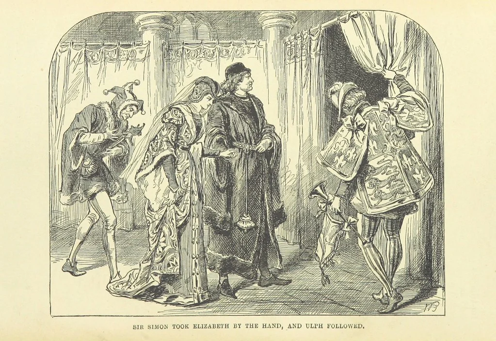 An illustration from The Goldsmith's Ward: a tale of London City in the 15th century ... With ... illustrations, 1891, leaf 54