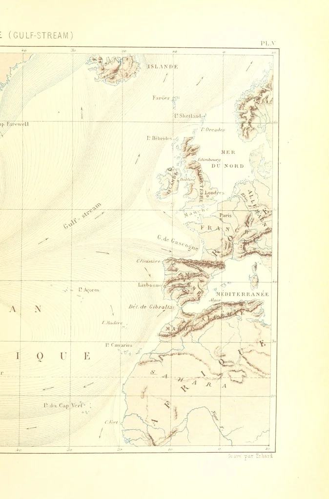 An illustration from La Terre: description des phénomènes de la vie du globe. I. Les Continents. II. L'Ocean, l'Atmosphere, la Vie, 1868, leaf 113