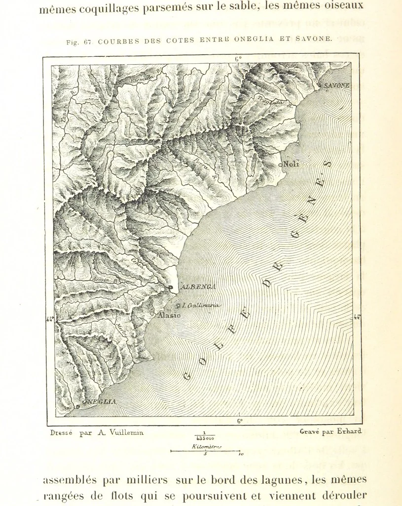 An illustration from La Terre: description des phénomènes de la vie du globe. I. Les Continents. II. L'Ocean, l'Atmosphere, la Vie, 1868, leaf 250