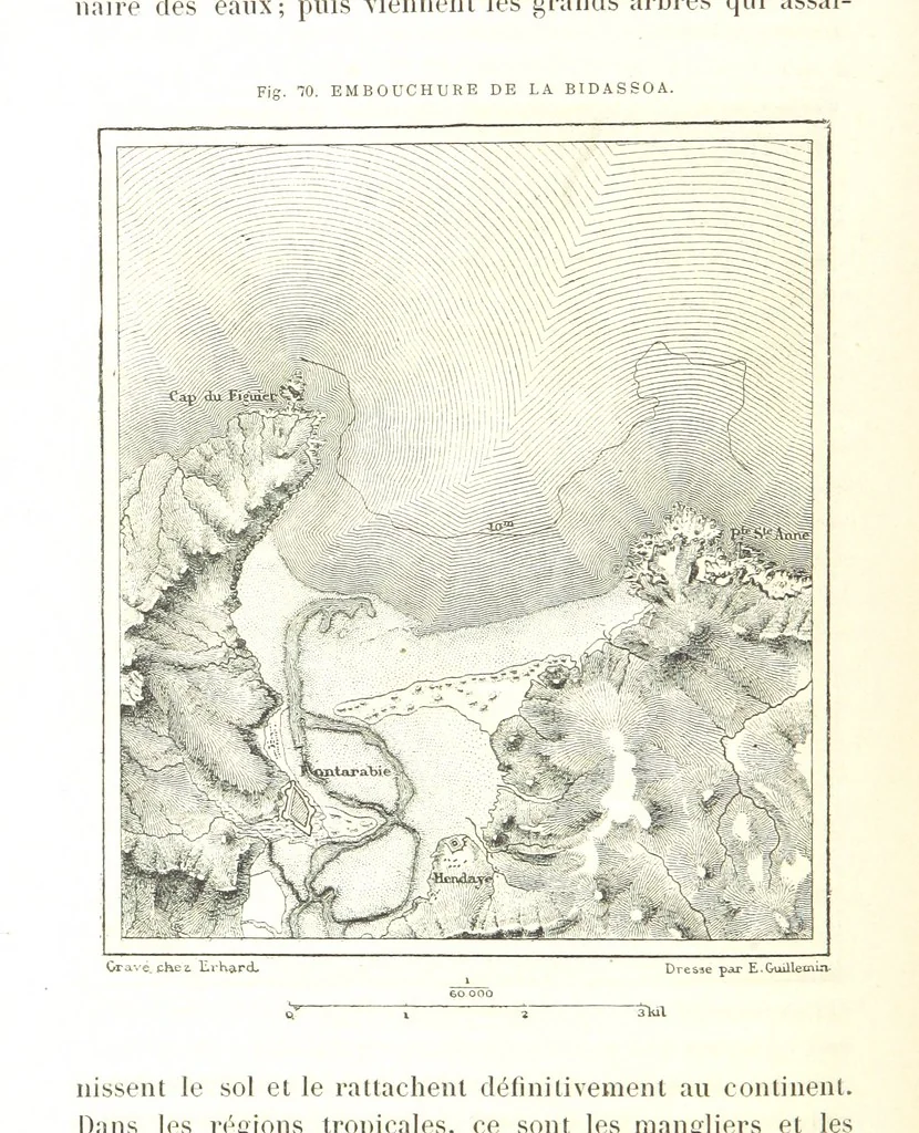 An illustration from La Terre: description des phénomènes de la vie du globe. I. Les Continents. II. L'Ocean, l'Atmosphere, la Vie, 1868, leaf 256