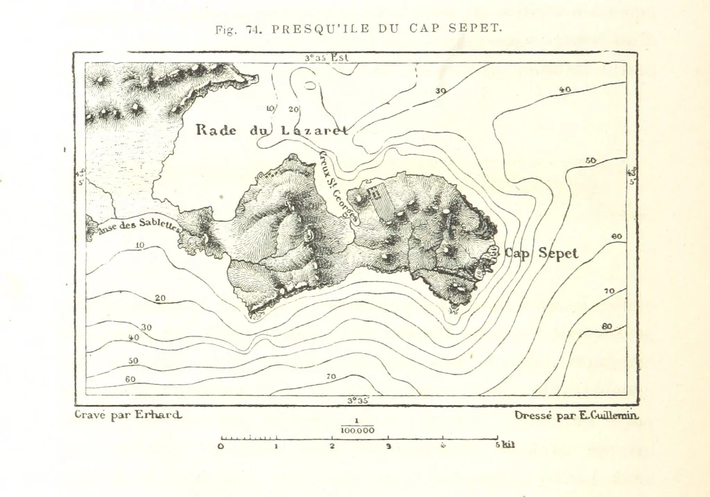 An illustration from La Terre: description des phénomènes de la vie du globe. I. Les Continents. II. L'Ocean, l'Atmosphere, la Vie, 1868, leaf 260