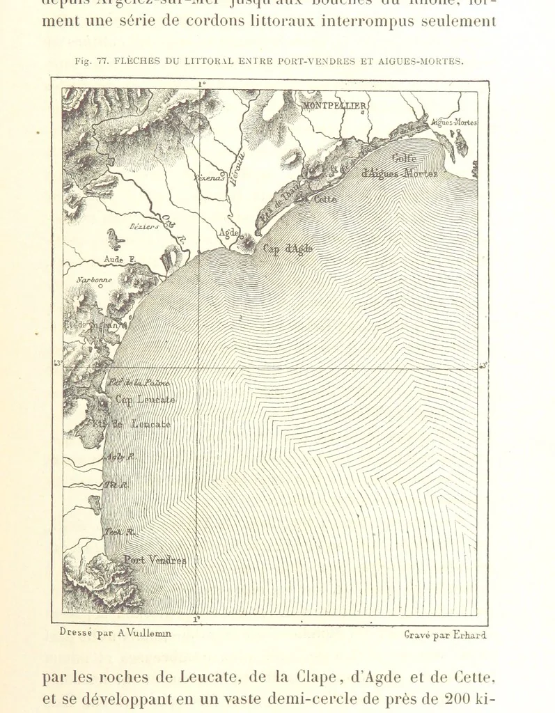 An illustration from La Terre: description des phénomènes de la vie du globe. I. Les Continents. II. L'Ocean, l'Atmosphere, la Vie, 1868, leaf 263