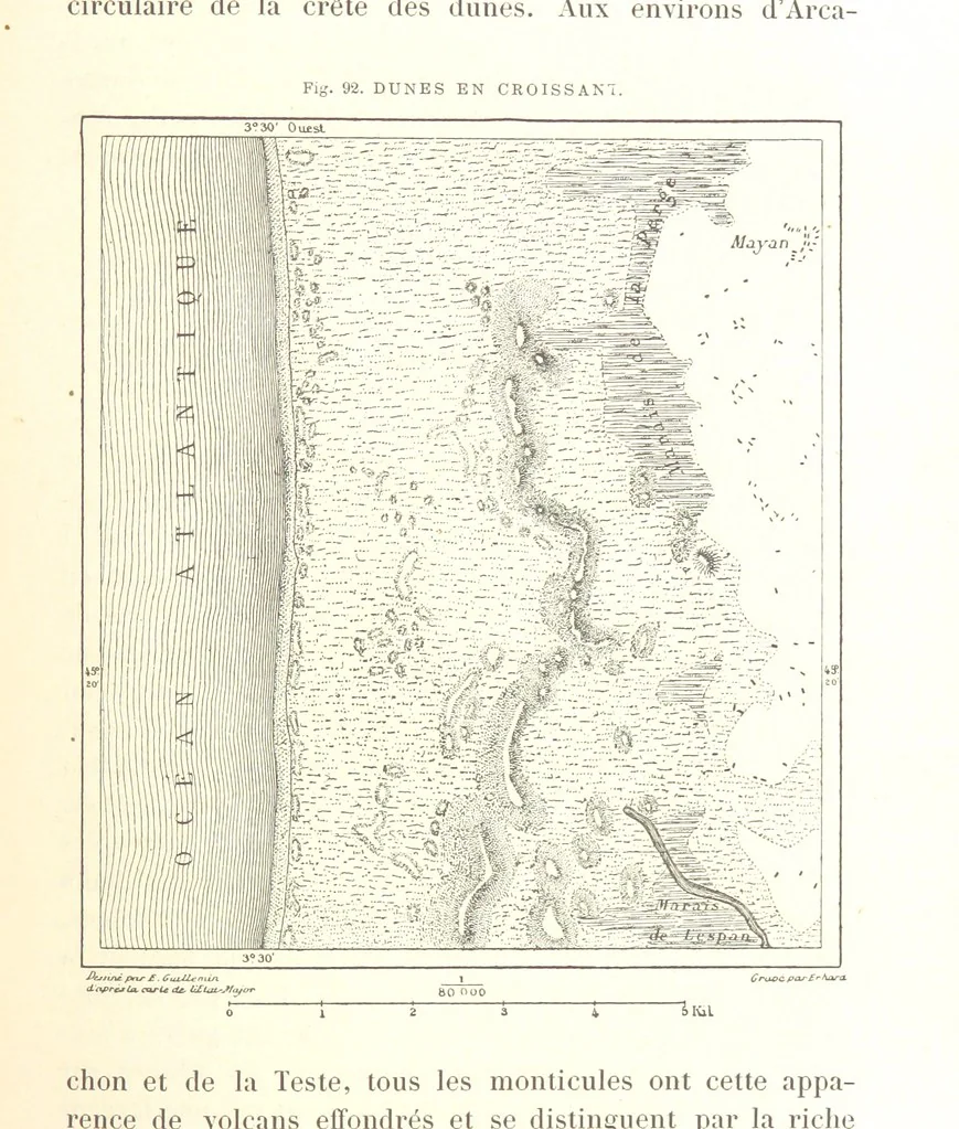 An illustration from La Terre: description des phénomènes de la vie du globe. I. Les Continents. II. L'Ocean, l'Atmosphere, la Vie, 1868, leaf 305
