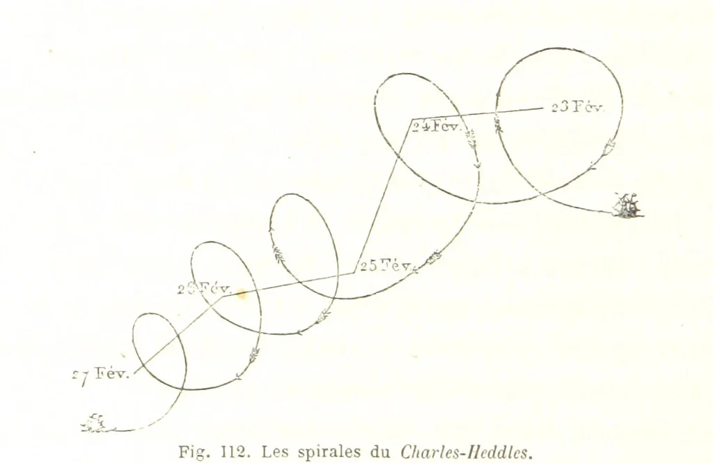 An illustration from La Terre: description des phénomènes de la vie du globe. I. Les Continents. II. L'Ocean, l'Atmosphere, la Vie, 1868, leaf 406