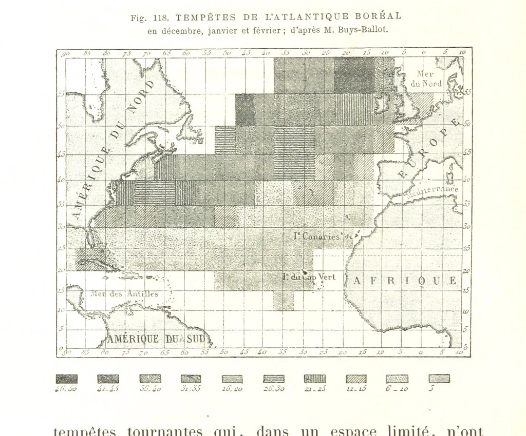 An illustration from La Terre: description des phénomènes de la vie du globe. I. Les Continents. II. L'Ocean, l'Atmosphere, la Vie, 1868, leaf 424