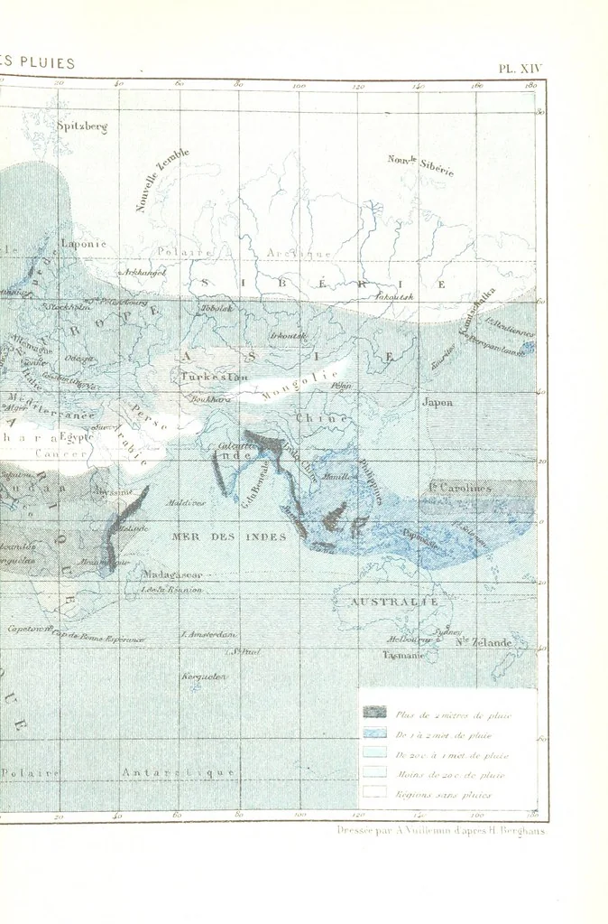 An illustration from La Terre: description des phénomènes de la vie du globe. I. Les Continents. II. L'Ocean, l'Atmosphere, la Vie, 1868, leaf 477
