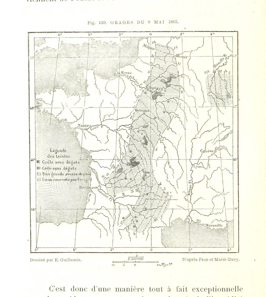 An illustration from La Terre: description des phénomènes de la vie du globe. I. Les Continents. II. L'Ocean, l'Atmosphere, la Vie, 1868, leaf 486