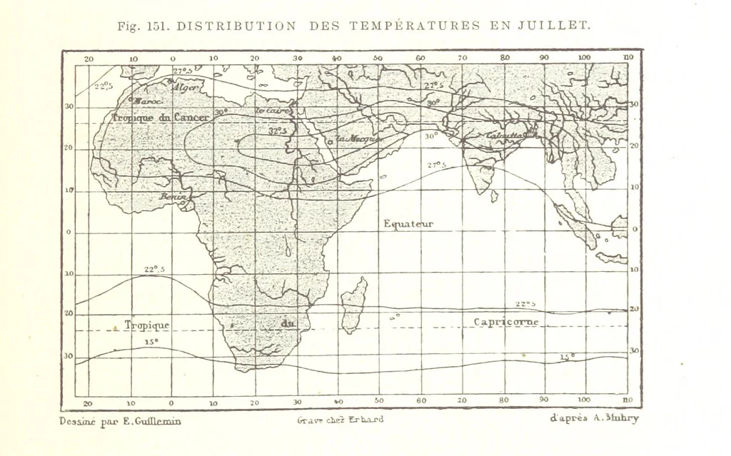 An illustration from La Terre: description des phénomènes de la vie du globe. I. Les Continents. II. L'Ocean, l'Atmosphere, la Vie, 1868, leaf 531
