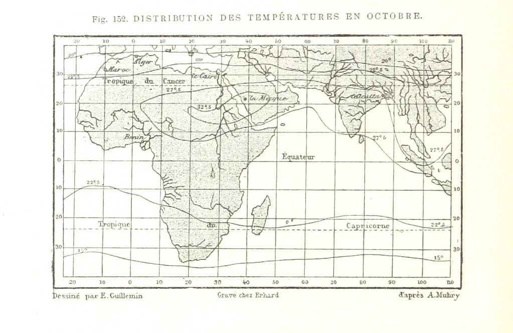 An illustration from La Terre: description des phénomènes de la vie du globe. I. Les Continents. II. L'Ocean, l'Atmosphere, la Vie, 1868, leaf 532