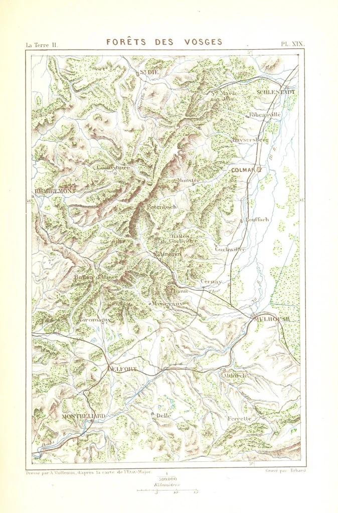 An illustration from La Terre: description des phénomènes de la vie du globe. I. Les Continents. II. L'Ocean, l'Atmosphere, la Vie, 1868, leaf 581