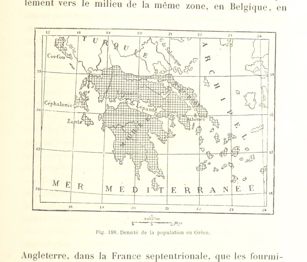An illustration from La Terre: description des phénomènes de la vie du globe. I. Les Continents. II. L'Ocean, l'Atmosphere, la Vie, 1868, leaf 715