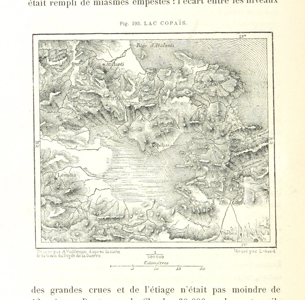 An illustration from La Terre: description des phénomènes de la vie du globe. I. Les Continents. II. L'Ocean, l'Atmosphere, la Vie, 1868, leaf 774