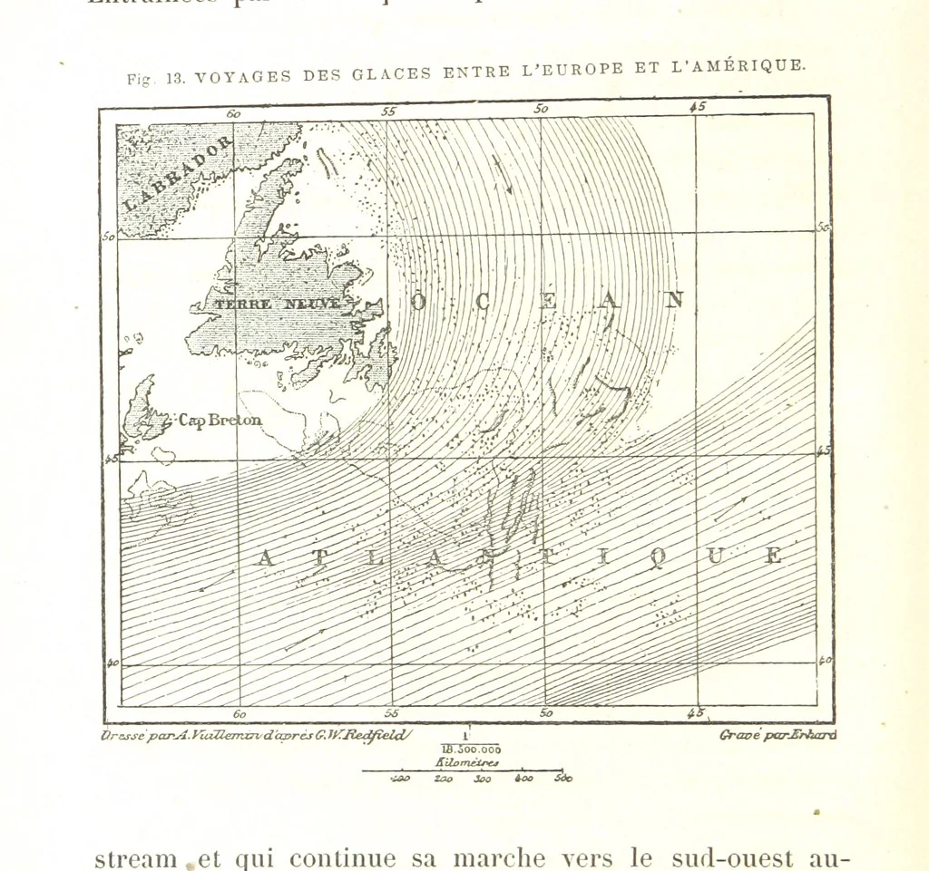 An illustration from La Terre: description des phénomènes de la vie du globe. I. Les Continents. II. L'Ocean, l'Atmosphere, la Vie, 1868, leaf 80