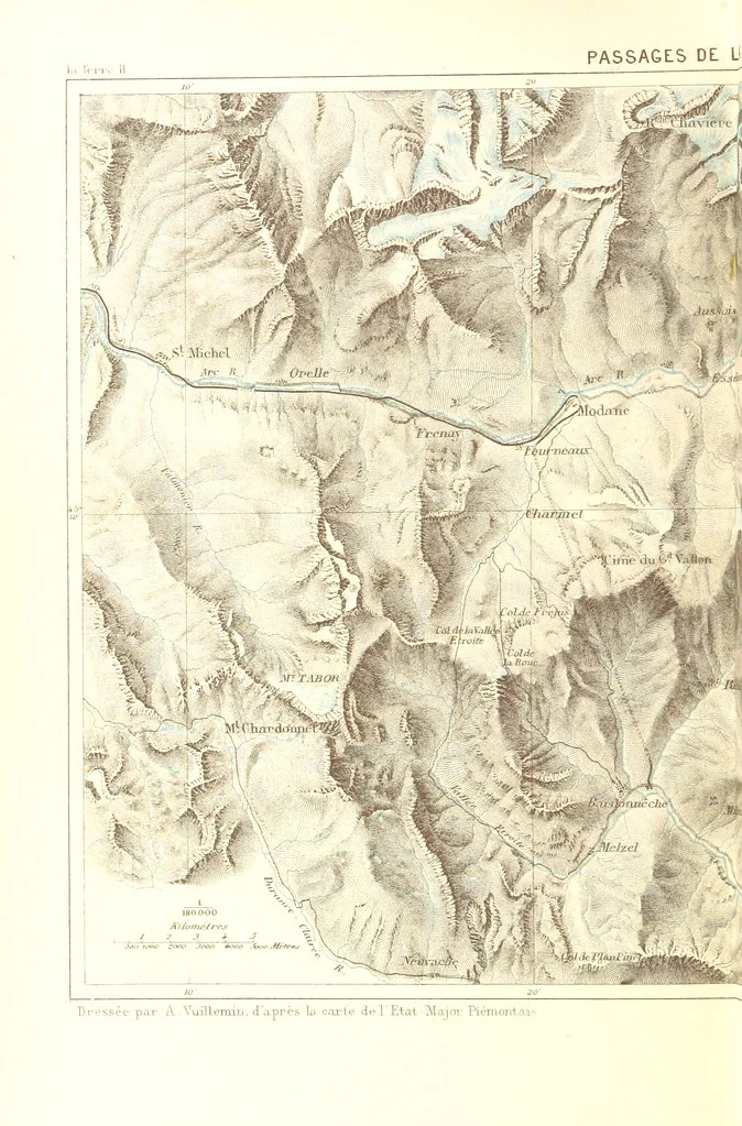 An illustration from La Terre: description des phénomènes de la vie du globe. I. Les Continents. II. L'Ocean, l'Atmosphere, la Vie, 1868, leaf 804