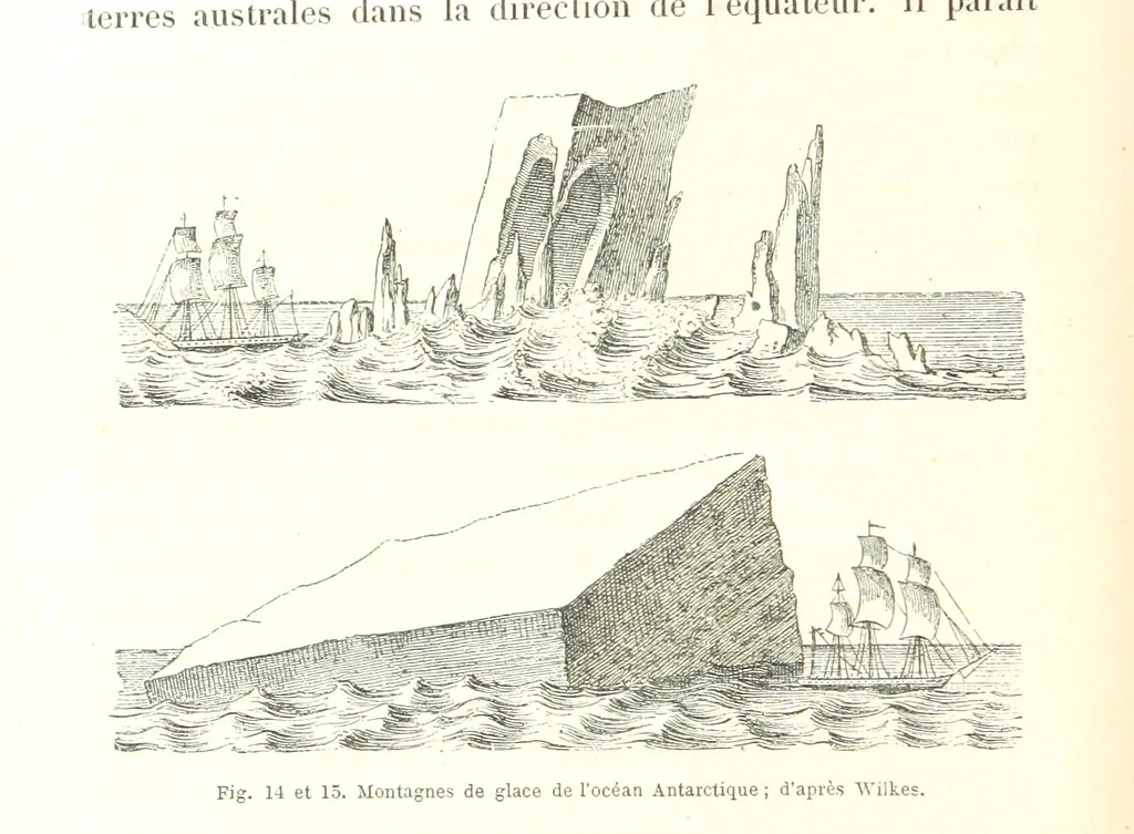 An illustration from La Terre: description des phénomènes de la vie du globe. I. Les Continents. II. L'Ocean, l'Atmosphere, la Vie, 1868, leaf 82