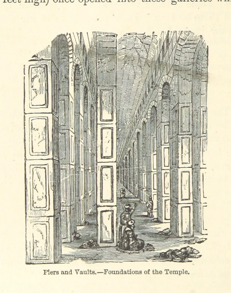 An illustration from Antiquities of the Orient unveiled, containing a concise description of King Solomon's cities, together with those of forty of the most ancient and renowned cities of the East ... With two ... lithographs, and ninety ... engravings, 1874, leaf 106