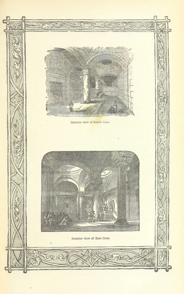 An illustration from Antiquities of the Orient unveiled, containing a concise description of King Solomon's cities, together with those of forty of the most ancient and renowned cities of the East ... With two ... lithographs, and ninety ... engravings, 1874, leaf 109