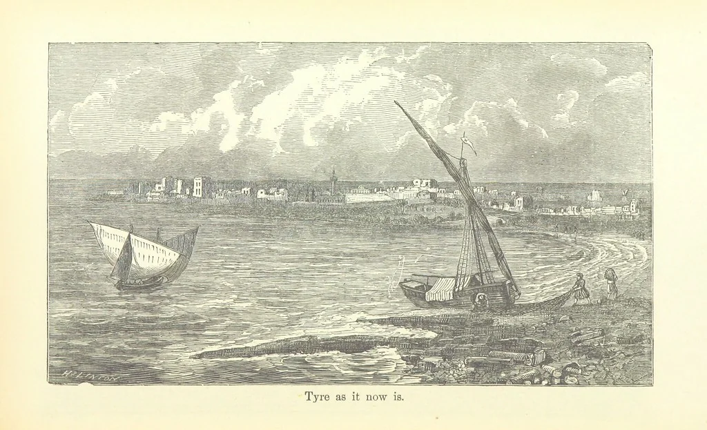 An illustration from Antiquities of the Orient unveiled, containing a concise description of King Solomon's cities, together with those of forty of the most ancient and renowned cities of the East ... With two ... lithographs, and ninety ... engravings, 1874, leaf 161