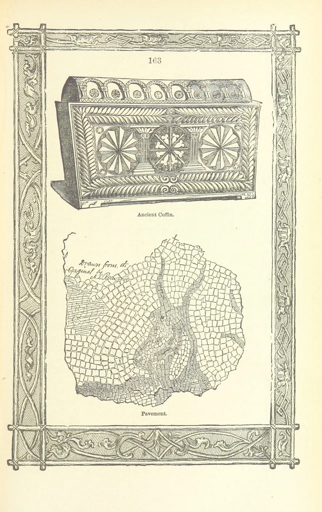 An illustration from Antiquities of the Orient unveiled, containing a concise description of King Solomon's cities, together with those of forty of the most ancient and renowned cities of the East ... With two ... lithographs, and ninety ... engravings, 1874, leaf 177