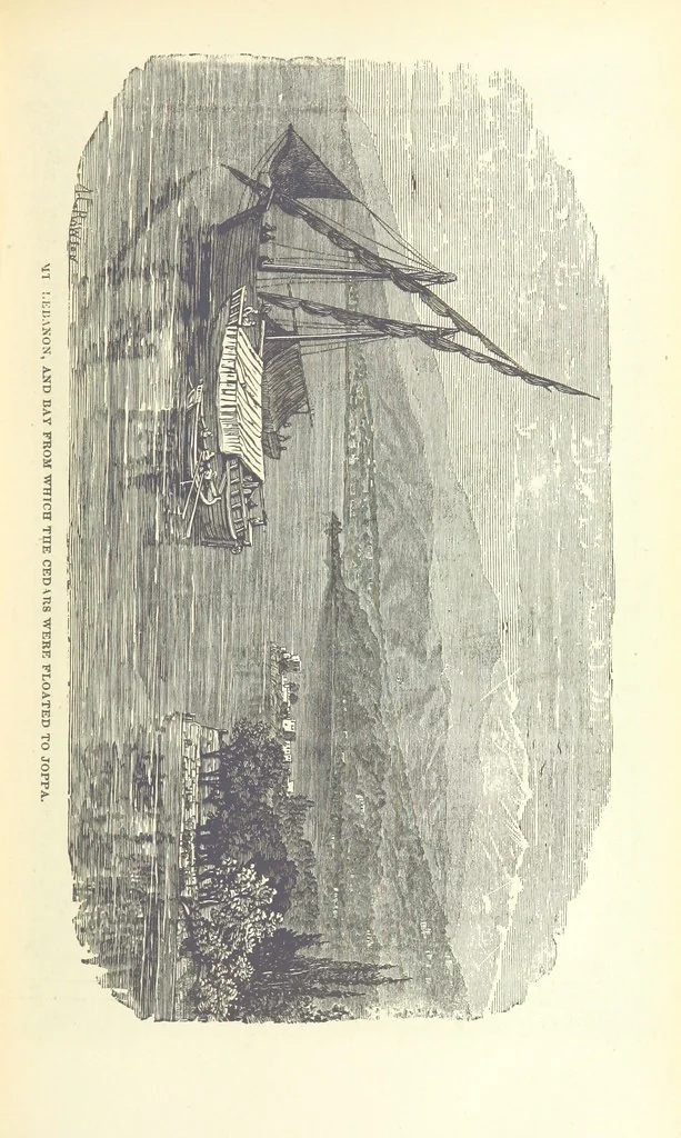 An illustration from Antiquities of the Orient unveiled, containing a concise description of King Solomon's cities, together with those of forty of the most ancient and renowned cities of the East ... With two ... lithographs, and ninety ... engravings, 1874, leaf 189