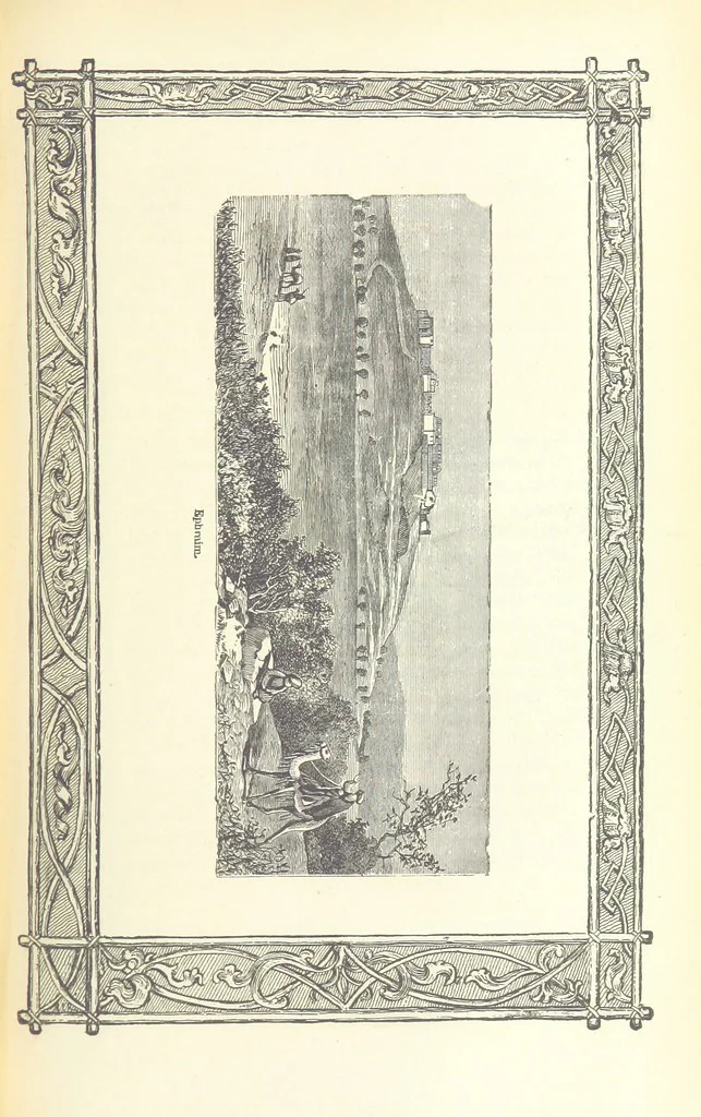 An illustration from Antiquities of the Orient unveiled, containing a concise description of King Solomon's cities, together with those of forty of the most ancient and renowned cities of the East ... With two ... lithographs, and ninety ... engravings, 1874, leaf 235