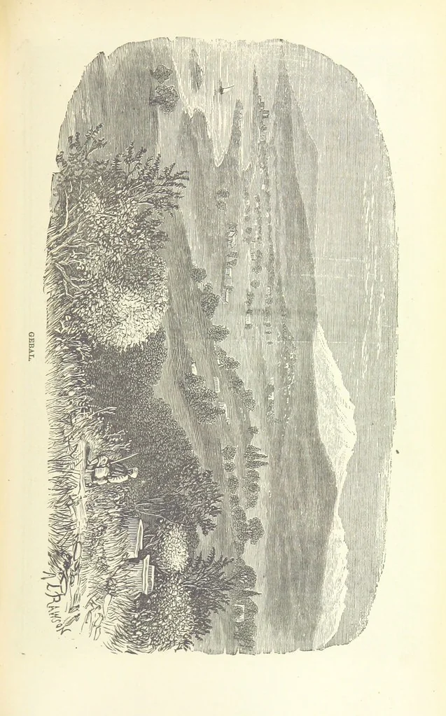 An illustration from Antiquities of the Orient unveiled, containing a concise description of King Solomon's cities, together with those of forty of the most ancient and renowned cities of the East ... With two ... lithographs, and ninety ... engravings, 1874, leaf 259