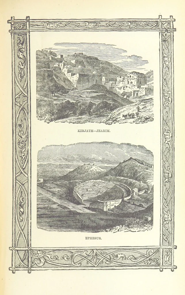 An illustration from Antiquities of the Orient unveiled, containing a concise description of King Solomon's cities, together with those of forty of the most ancient and renowned cities of the East ... With two ... lithographs, and ninety ... engravings, 1874, leaf 263
