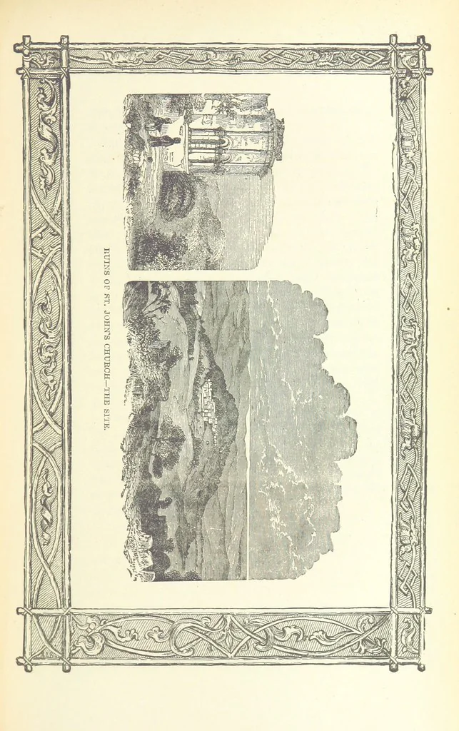 An illustration from Antiquities of the Orient unveiled, containing a concise description of King Solomon's cities, together with those of forty of the most ancient and renowned cities of the East ... With two ... lithographs, and ninety ... engravings, 1874, leaf 269