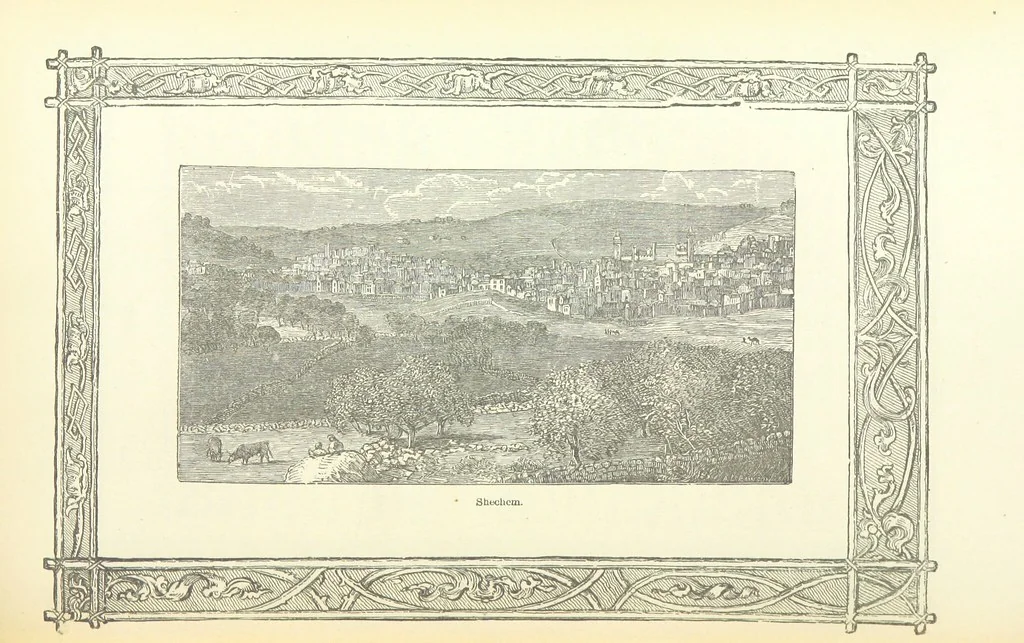 An illustration from Antiquities of the Orient unveiled, containing a concise description of King Solomon's cities, together with those of forty of the most ancient and renowned cities of the East ... With two ... lithographs, and ninety ... engravings, 1874, leaf 337