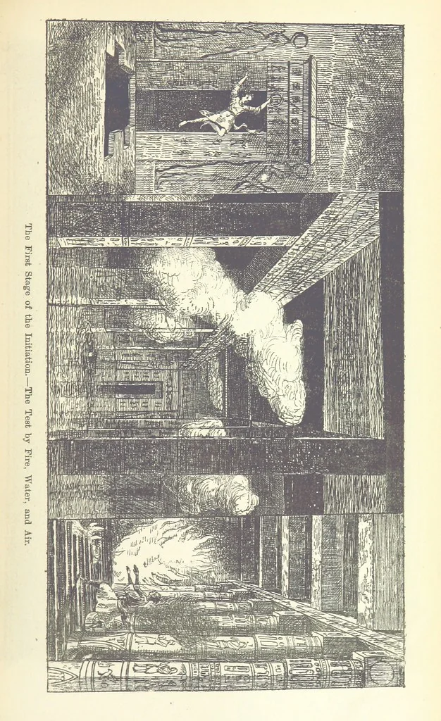 An illustration from Antiquities of the Orient unveiled, containing a concise description of King Solomon's cities, together with those of forty of the most ancient and renowned cities of the East ... With two ... lithographs, and ninety ... engravings, 1874, leaf 443