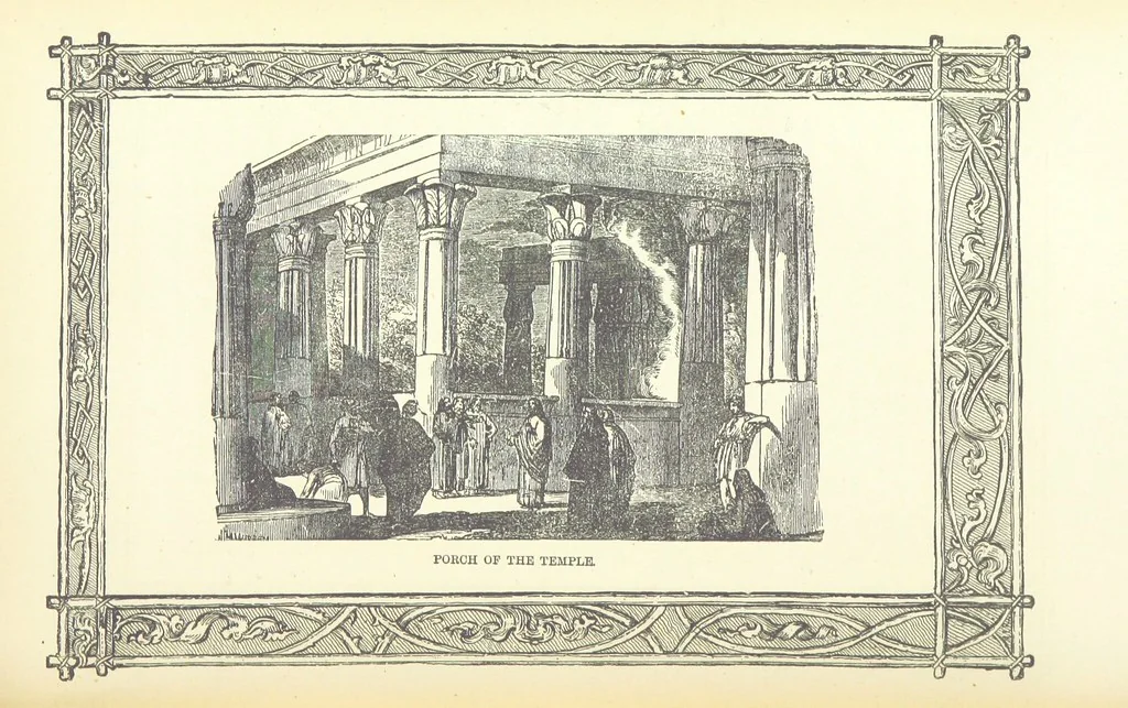An illustration from Antiquities of the Orient unveiled, containing a concise description of King Solomon's cities, together with those of forty of the most ancient and renowned cities of the East ... With two ... lithographs, and ninety ... engravings, 1874, leaf 511