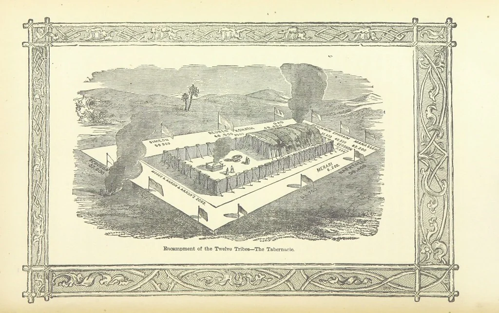An illustration from Antiquities of the Orient unveiled, containing a concise description of King Solomon's cities, together with those of forty of the most ancient and renowned cities of the East ... With two ... lithographs, and ninety ... engravings, 1874, leaf 543
