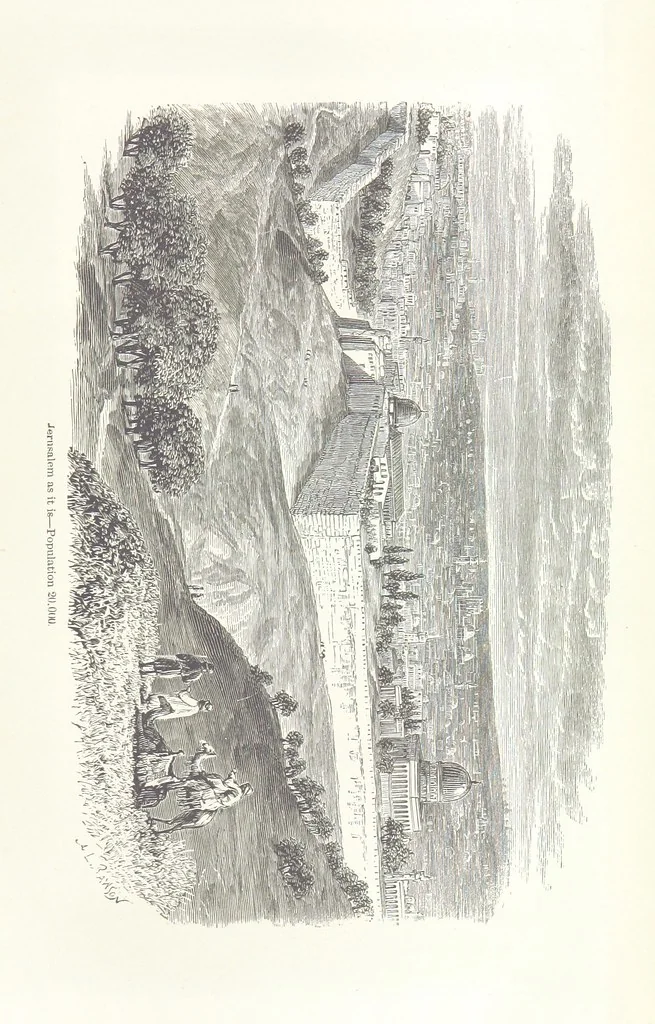 An illustration from Antiquities of the Orient unveiled, containing a concise description of King Solomon's cities, together with those of forty of the most ancient and renowned cities of the East ... With two ... lithographs, and ninety ... engravings, 1874, leaf 57