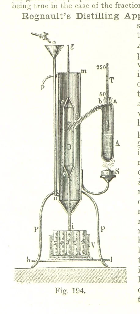 An illustration from Petroleum: a treatise on the geographical distribution and geological occurrence of petroleum and natural gas ... By B. Redwood, assisted by G. T. Holloway, and other contributors ... With maps, etc, 1896, leaf 150