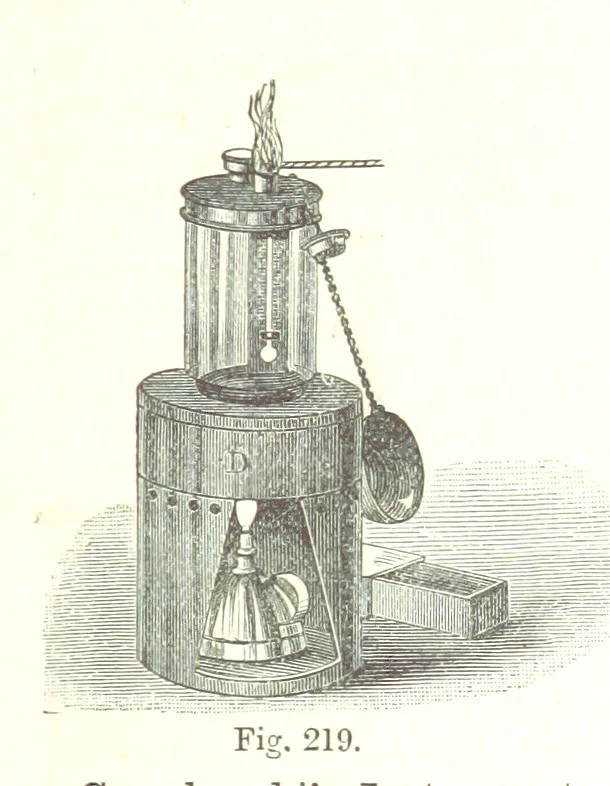 An illustration from Petroleum: a treatise on the geographical distribution and geological occurrence of petroleum and natural gas ... By B. Redwood, assisted by G. T. Holloway, and other contributors ... With maps, etc, 1896, leaf 199