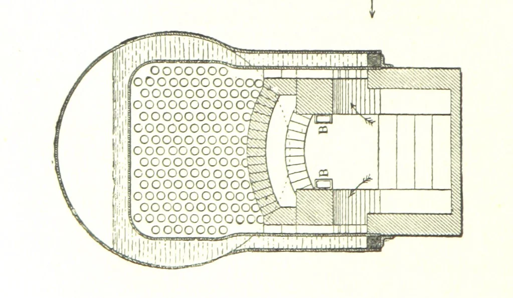 An illustration from Petroleum: a treatise on the geographical distribution and geological occurrence of petroleum and natural gas ... By B. Redwood, assisted by G. T. Holloway, and other contributors ... With maps, etc, 1896, leaf 334