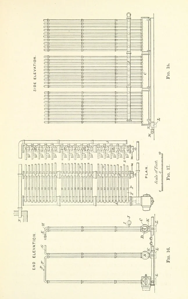 An illustration from A Practical Treatise on Mineral Oils and their By-products, etc, 1897, leaf 119
