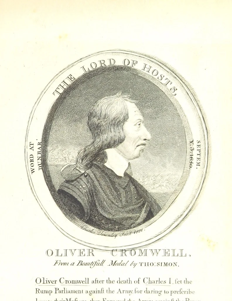 An illustration from The Travels and Memoirs of Sir John Reresby, Bart. The former (now first published) exhibiting a view of the Governments and Society in the principal States, and Courts of Europe during the time of Cromwell's usurpation: the latter containing anecdotes and secret history of the Courts of Charles II. and James II, 1813, leaf 195