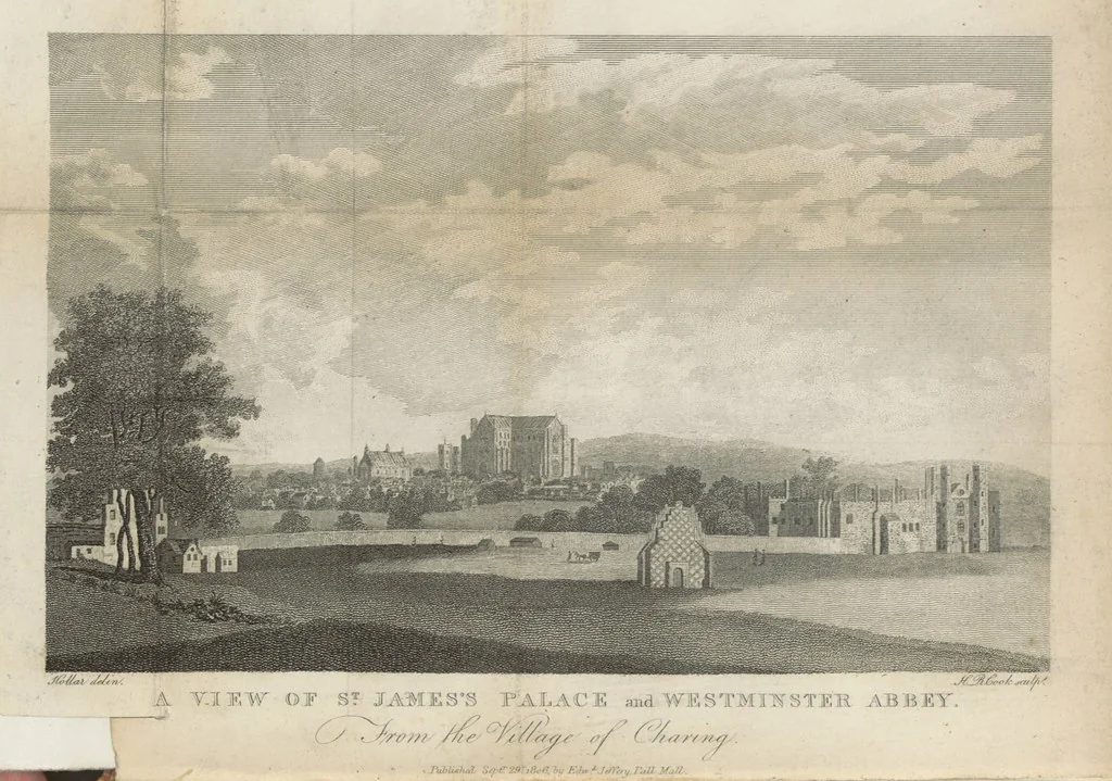 An illustration from The Travels and Memoirs of Sir John Reresby, Bart. The former (now first published) exhibiting a view of the Governments and Society in the principal States, and Courts of Europe during the time of Cromwell's usurpation: the latter containing anecdotes and secret history of the Courts of Charles II. and James II, 1813, leaf 322