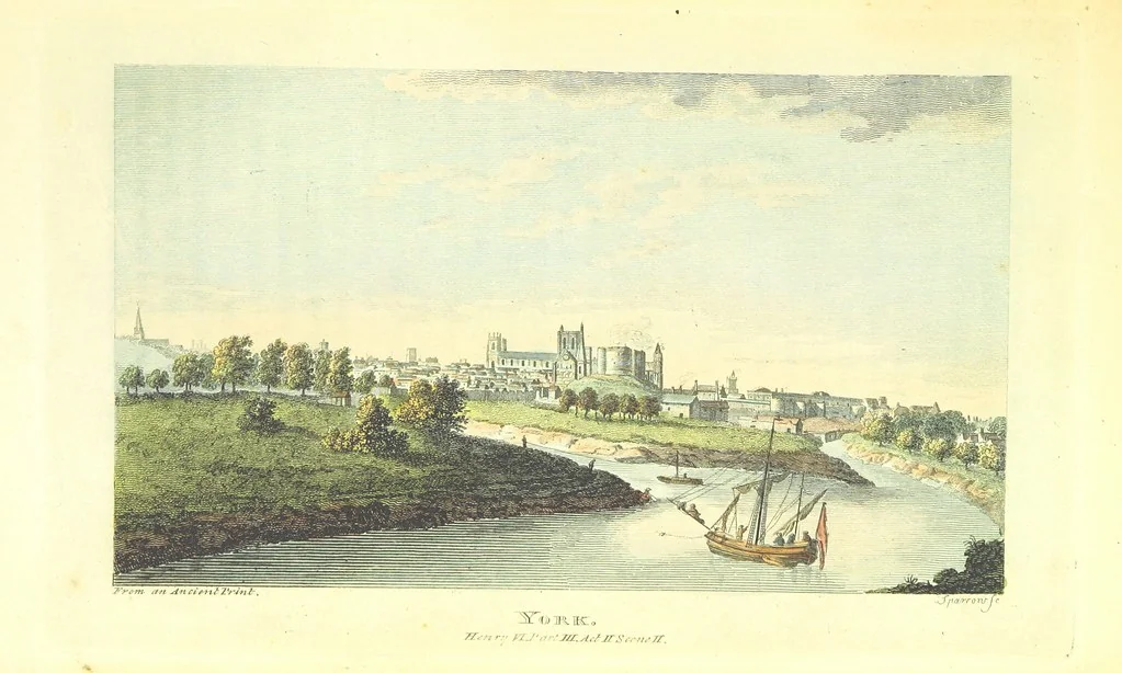 An illustration from The Travels and Memoirs of Sir John Reresby, Bart. The former (now first published) exhibiting a view of the Governments and Society in the principal States, and Courts of Europe during the time of Cromwell's usurpation: the latter containing anecdotes and secret history of the Courts of Charles II. and James II, 1813, leaf 359