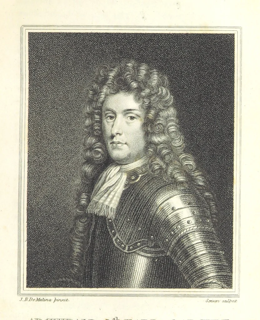 An illustration from The Travels and Memoirs of Sir John Reresby, Bart. The former (now first published) exhibiting a view of the Governments and Society in the principal States, and Courts of Europe during the time of Cromwell's usurpation: the latter containing anecdotes and secret history of the Courts of Charles II. and James II, 1813, leaf 381
